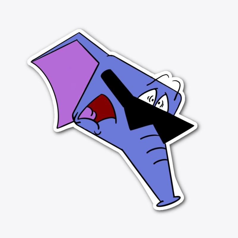 Scared Jimmy Sticker