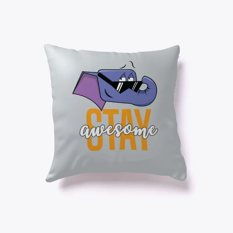 Jimmy Stay Awesome Pillow